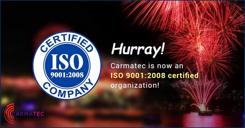 التزام لا هوادة فيه بالجودة - كارماتك تحصل على شهادة ISO 9001:2008