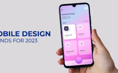 اتجاهات تصميم واجهة مستخدم الهاتف المحمول لعام 2023